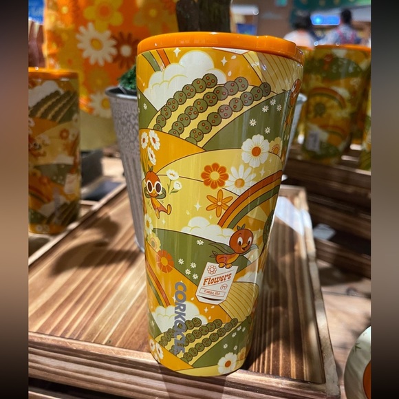 Corkcicle Dining Disney Corkcicle Travel Tumbler 223 Epcot Flower